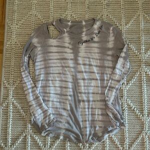 Peloton long sleeve tie dye shirt